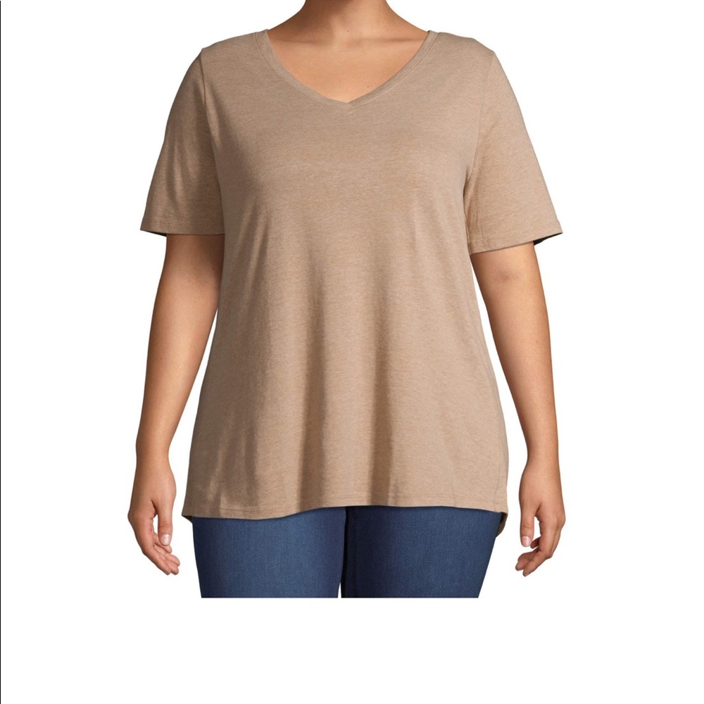 Brand New 3x Terra and Sky V Neck Tshirt.